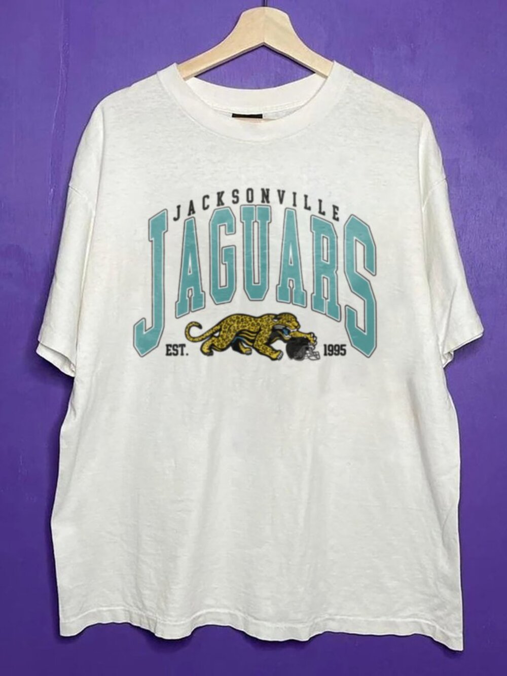 Vintage Jacksonville Jaguar Football Shirt, NFL Jacksonville Jaguars Shirt Tee